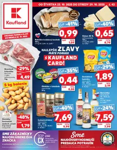 Náhľad Kaufland letáku platného od 23.10.2025