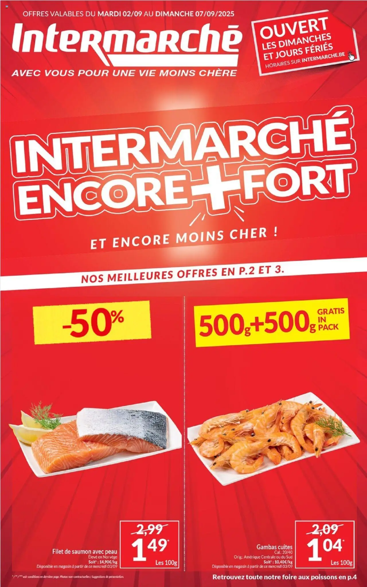 Intermarché shop Folder de la semaine 36 geldig vanaf 02/09/2025 - Paginanummer 1