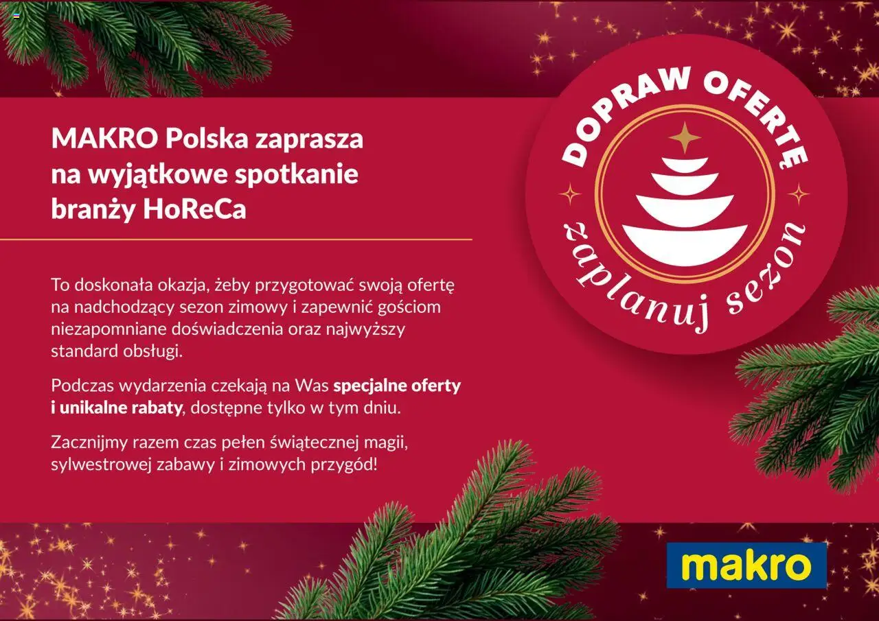 Makro Zaproszenie na wydarzenie Dopraw ofertę Gdańsk od 16.10.2025 - Nowa Gazetka - Numer strony 1