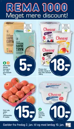 Eksempel på tilbudsavis Tilbudsavis fra butik Rema 1000 gyldig fra 02/01/2026