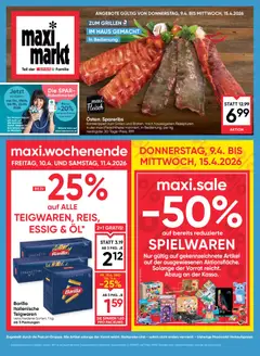 Vorschau der Angebote: Maximarkt Maximarkt Flugblatt gültig ab 09.04.2026