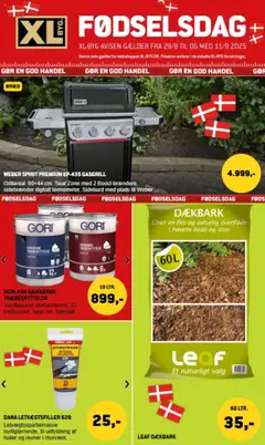 Eksempel på tilbudsavis Tilbudsavis fra butik XL-BYG gyldig fra 29/08/2025