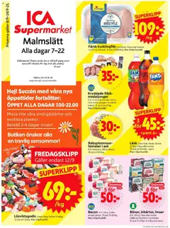 Förhandsgranska reklamblad Linköping från butik ICA Supermarket gäller från 08/09/2025