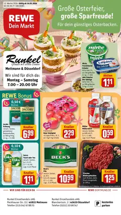 Vorschau von dem Prospekt des Geschäftes Rewe, gültig ab dem 15.03.2026