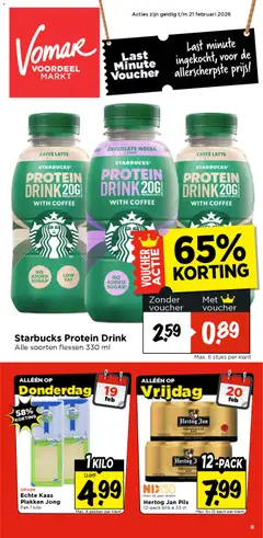 Voorbeeld van Weekend folder van winkel Vomar geldig vanaf 19-02-2026