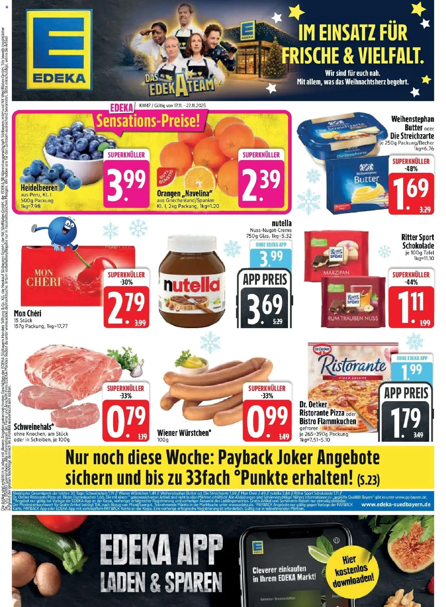 Vorschau von dem Prospekt des Geschäftes Edeka, gültig ab dem 17.11.2025