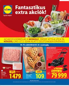 Lidl - Lidl Miskolc, Kőszeg megtekintése, amely érvényes 2026.03.19.-től