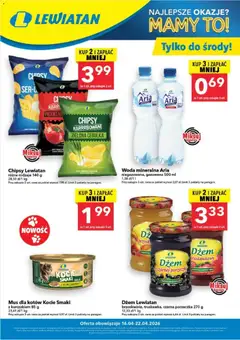 Pogląd gazetki "Lewiatan gazetka - W wielopakach taniej" ze sklepu Lewiatan ważnej od 16.04.2026