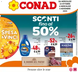Anteprima dell'opuscolo Volantino Lombardia dal negozio Conad valido da 22/10/2025