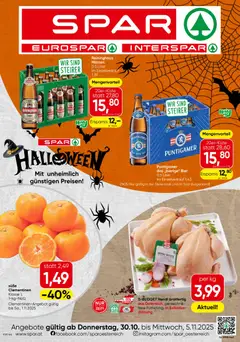 Vorschau der Angebote: Spar Steiermark gültig ab 30.10.2025