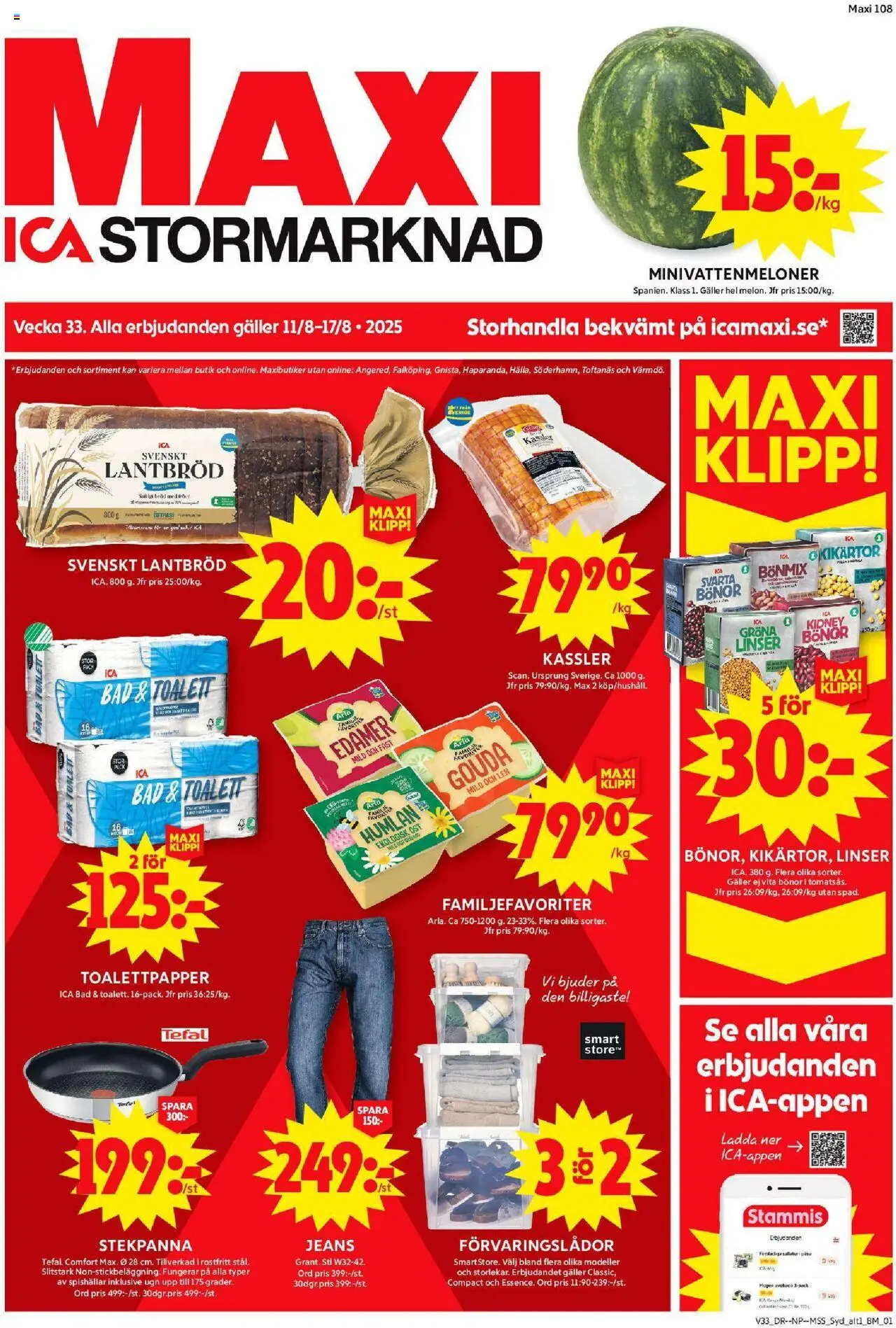 Malmö är giltig 11/08 2025 > Veckans Erbjudanden gäller från 11/08/2025 till 17/08/2025 sidnummer 1