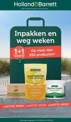 Voorbeeld van Folder van winkel Holland & Barrett geldig vanaf 01-09-2025