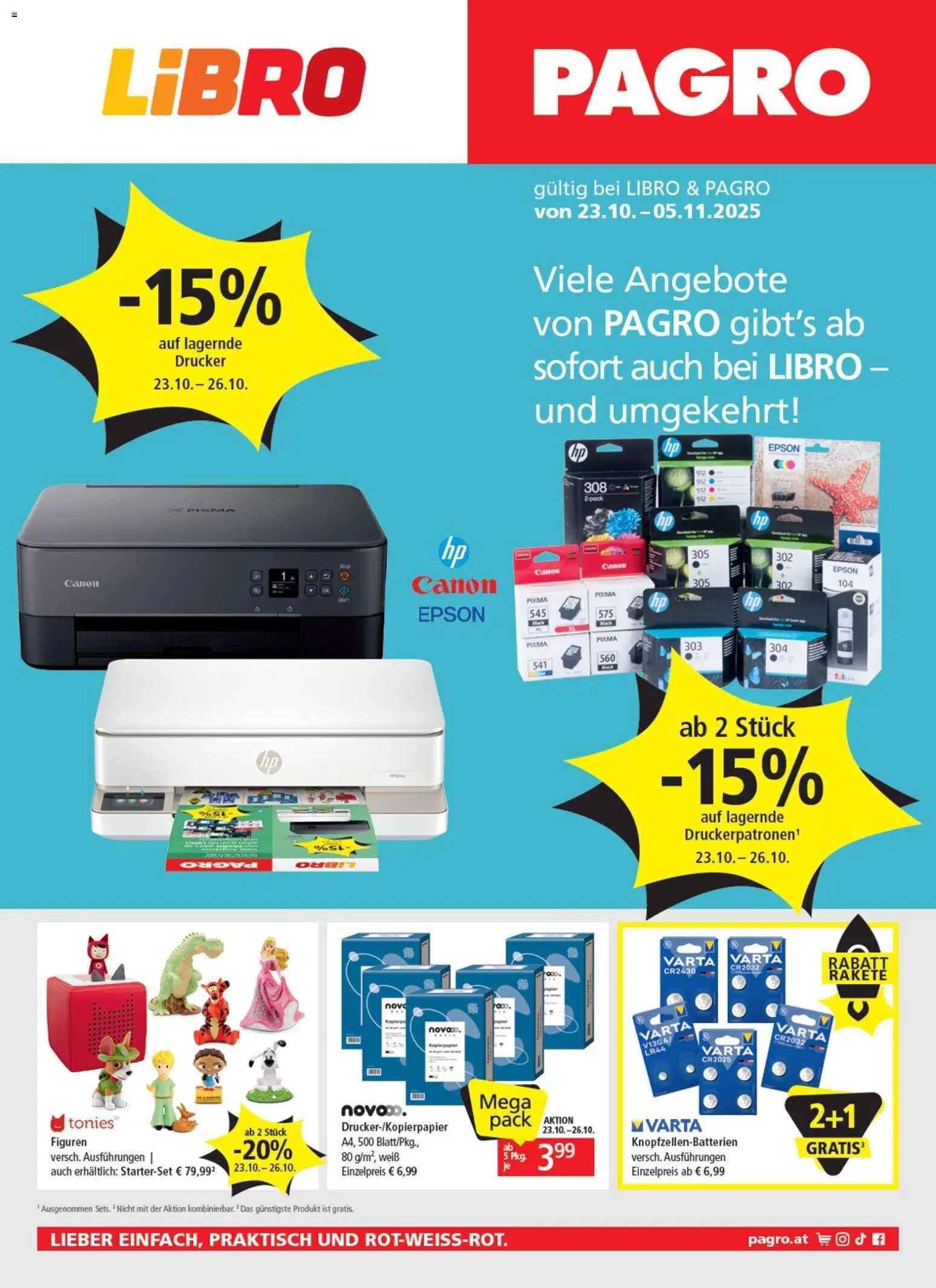  Pagro-Diskont Flugblatt ab (23.10.2025 - 05.11.2025) - Seite 1