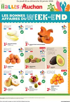 Voorbeeld van Les bons plans du week-end dans votre hyper ! van winkel Auchan geldig vanaf 22/01/2026