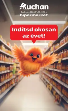 Auchan - Hipermarket - Indítsd okosan az évet megtekintése, amely érvényes 2026.01.15.-től