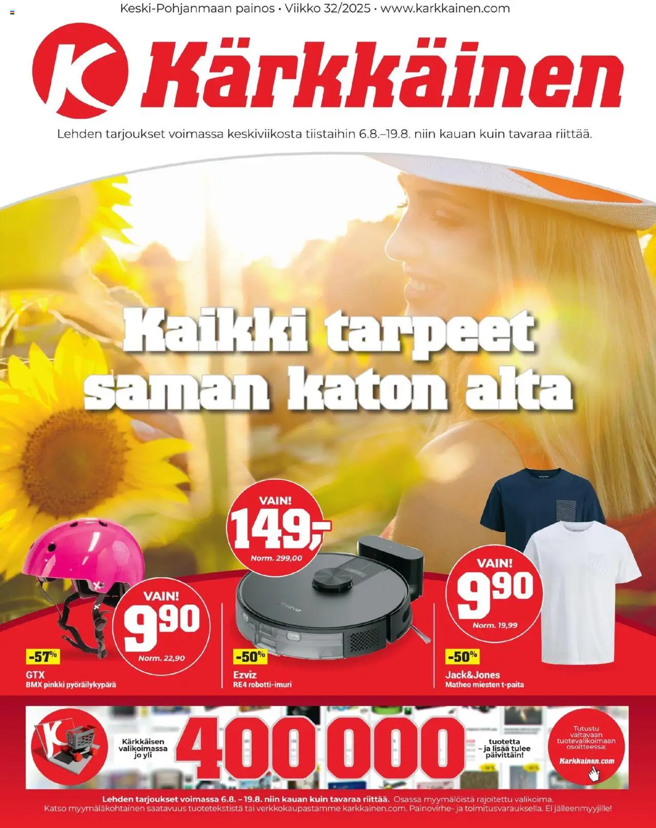 Kärkkäinen-kaupan Tarjoukset voimassa 06/08/2025 - Sivulla 1