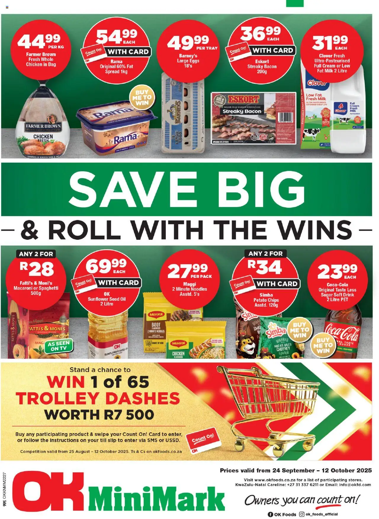 OK Foods Kwazulu Natal - OK MiniMark from 24/09 - 12/10/2025 > Promotions