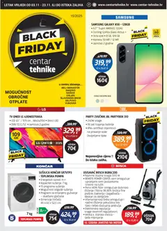 Pregled letka Black Friday trgovine Centar Tehnike vrijedi od 03.11.2025