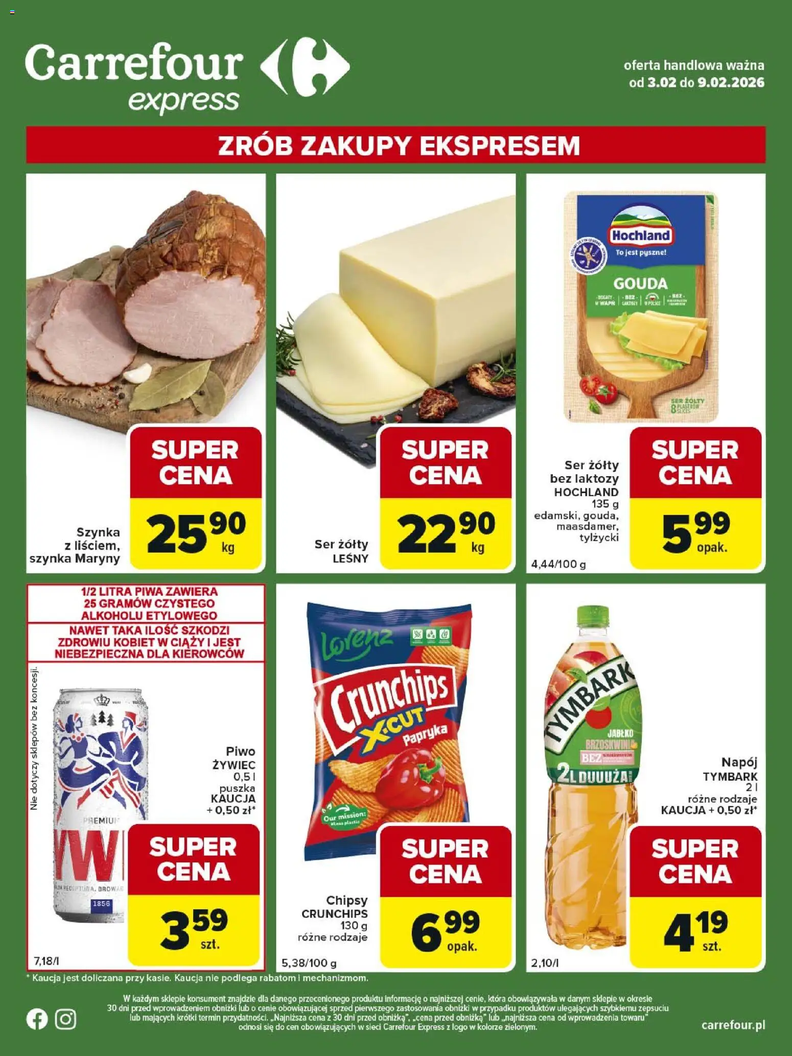 Pogląd gazetki "Express" ze sklepu Carrefour ważnej od 03.02.2026