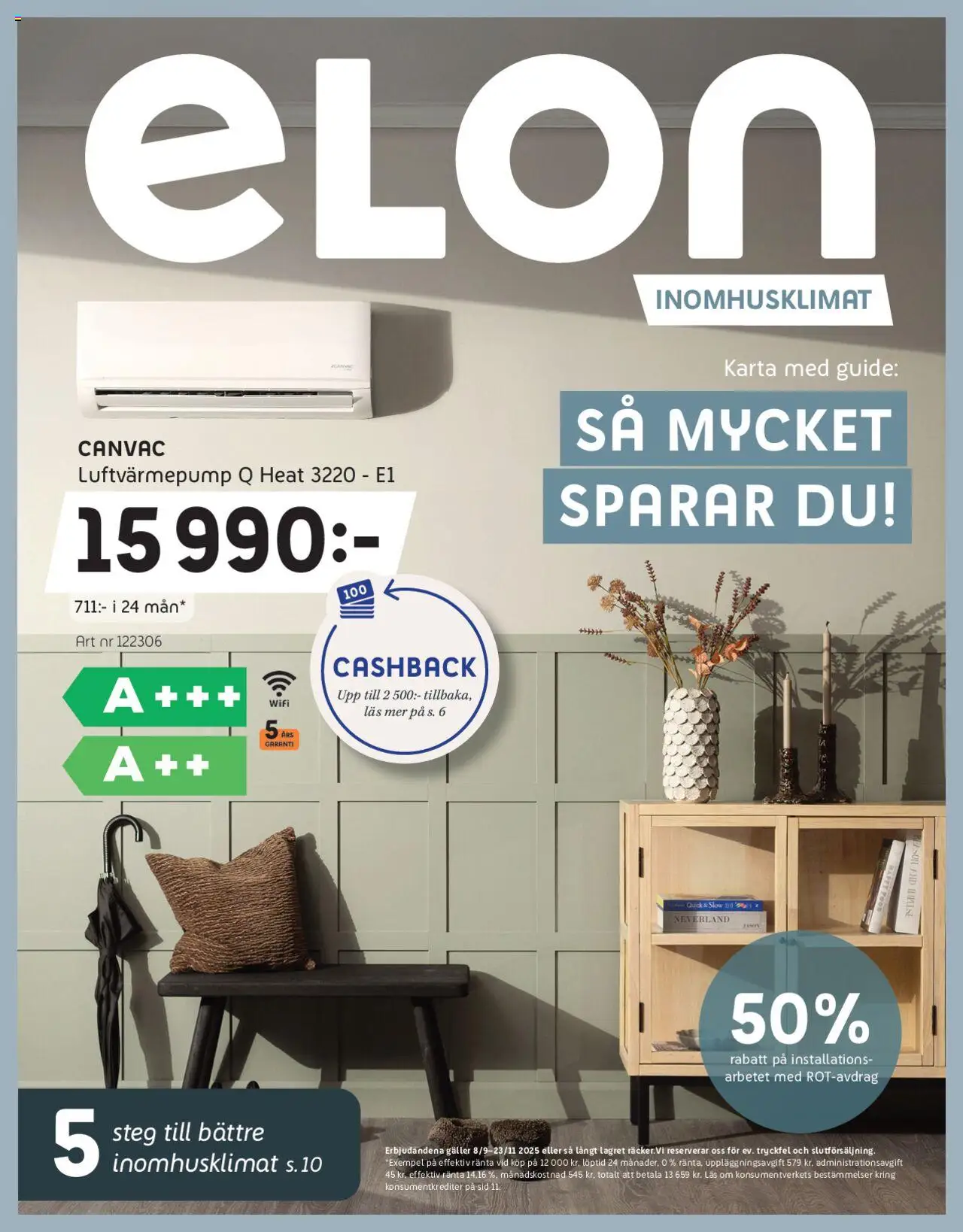 Aktuella reklamblad Elon är giltig 08/09 2025 > Veckans Erbjudanden gäller från 08/09/2025 till 23/11/2025 sidnummer 1