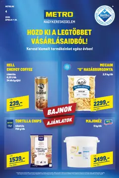 Metro - Metro Élelmiszer és Szezonális katalógus 2026/04 megtekintése, amely érvényes 2026.04.07.-től