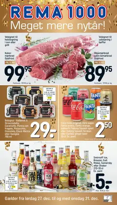 Eksempel på tilbudsavis Tilbudsavis fra butik Rema 1000 gyldig fra 27/12/2025