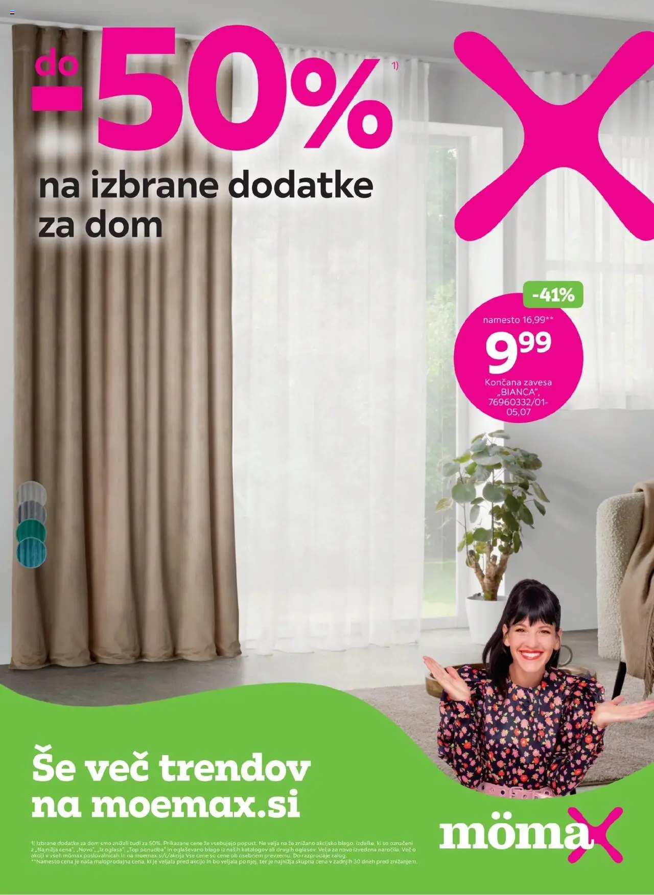 Mömax Katalog do -50% na izbrane dodatke za dom od 18.08.2025 - aktualna ponudba - stran 1