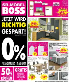 Vorschau von dem Prospekt des Geschäftes SB Möbel Boss, gültig ab dem 11.10.2025
