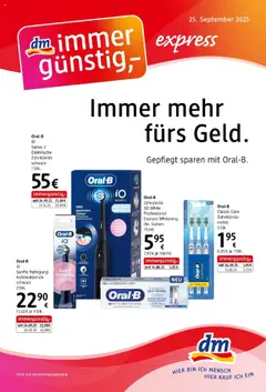 Vorschau der Angebote: dm drogerie markt Flugblatt Oktober 2025 gültig ab 25.09.2025