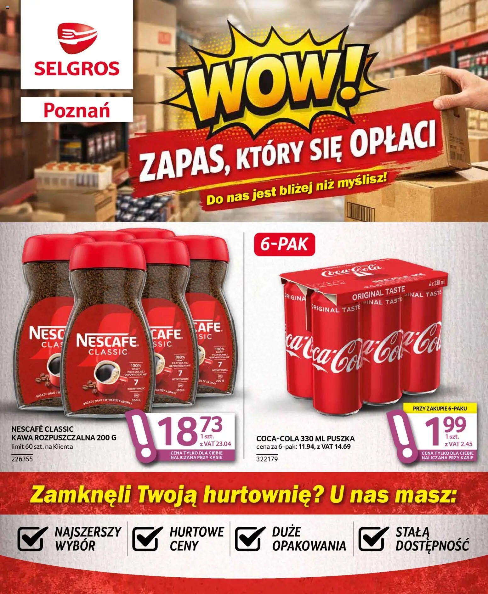 Pogląd gazetki "Poznań Nowy Rok" ze sklepu Selgros cash&carry ważnej od 22.01.2026