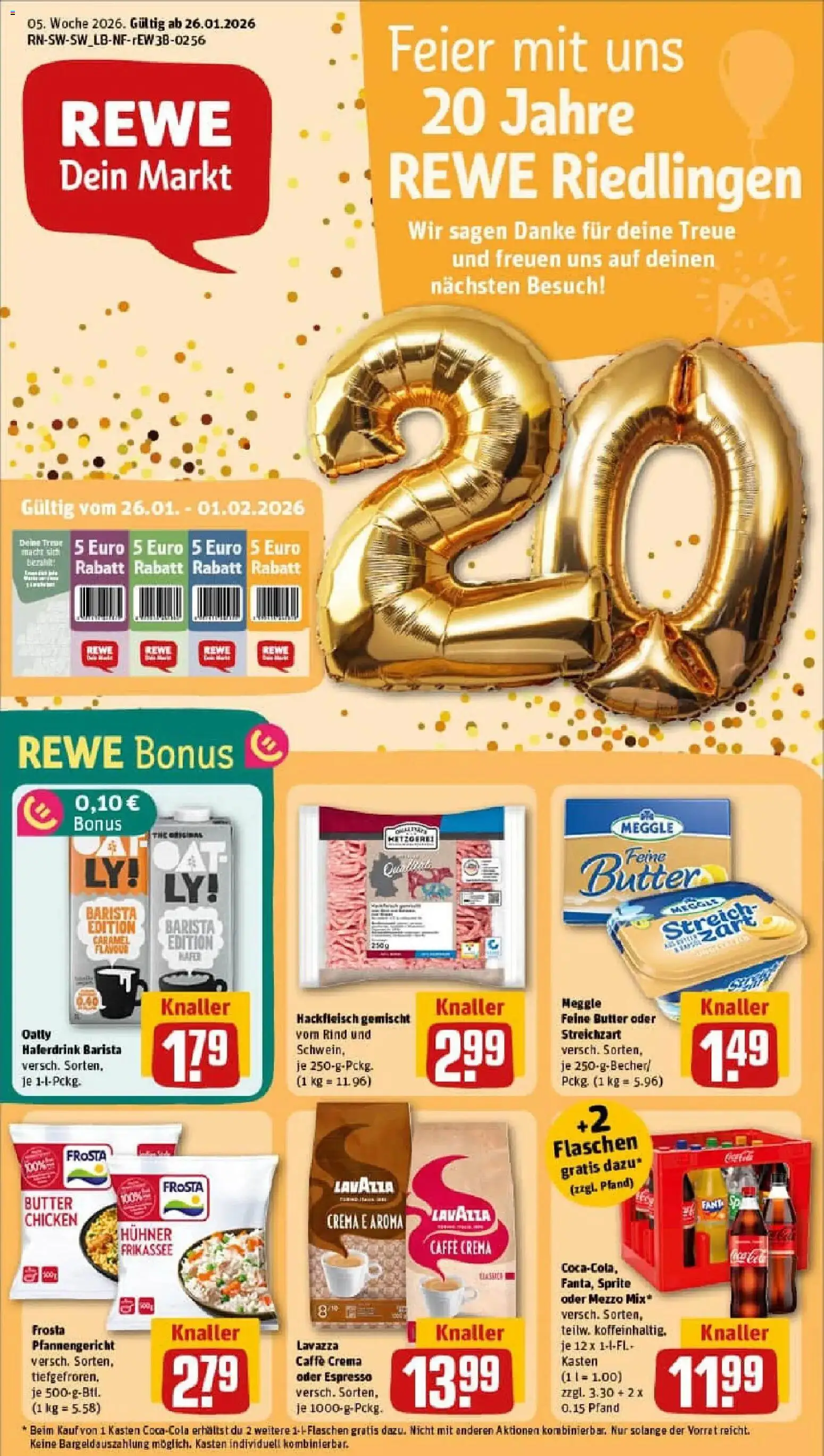 Vorschau von dem Prospekt des Geschäftes Rewe, gültig ab dem 26.01.2026