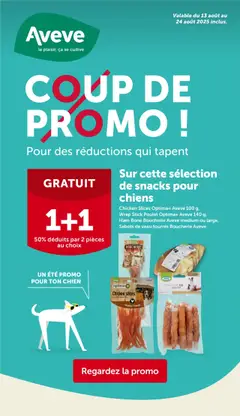 Prévisualisation de Publicité du magasin Aveve formulaire valide 13/08/2025