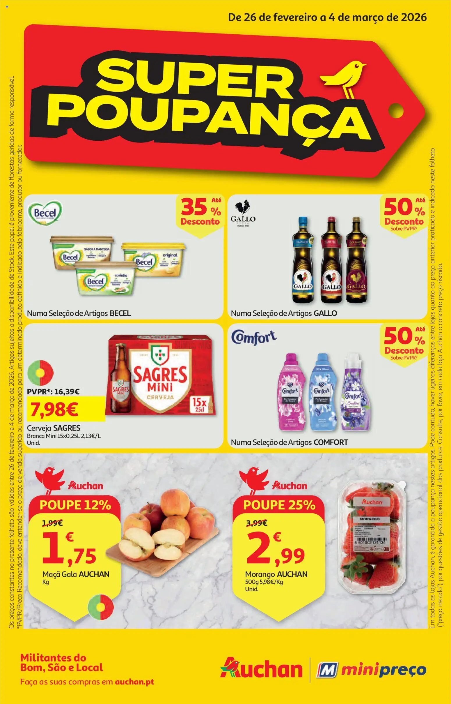 Pré-visualização do folheto da loja Auchan válida a partir de 26/02/2026