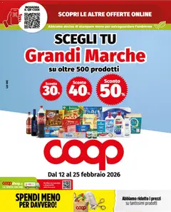 Anteprima dell'opuscolo Volantino Grandi marche - Lainate dal negozio COOP valido da 12/02/2026