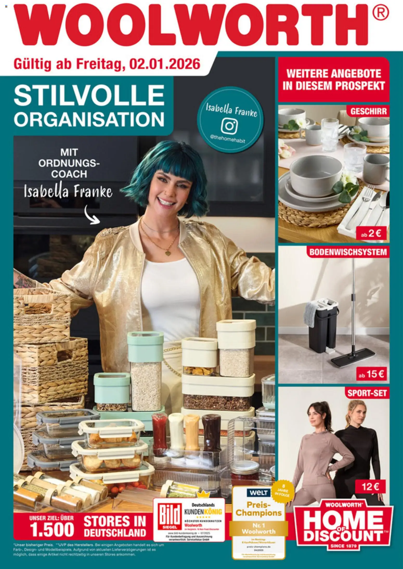 Vorschau von dem Prospekt des Geschäftes Woolworth, gültig ab dem 02.01.2026
