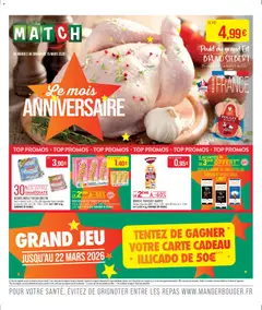 Prévisualisation de Match Supermarché catalogue du magasin Match Supermarché formulaire valide 03/03/2026