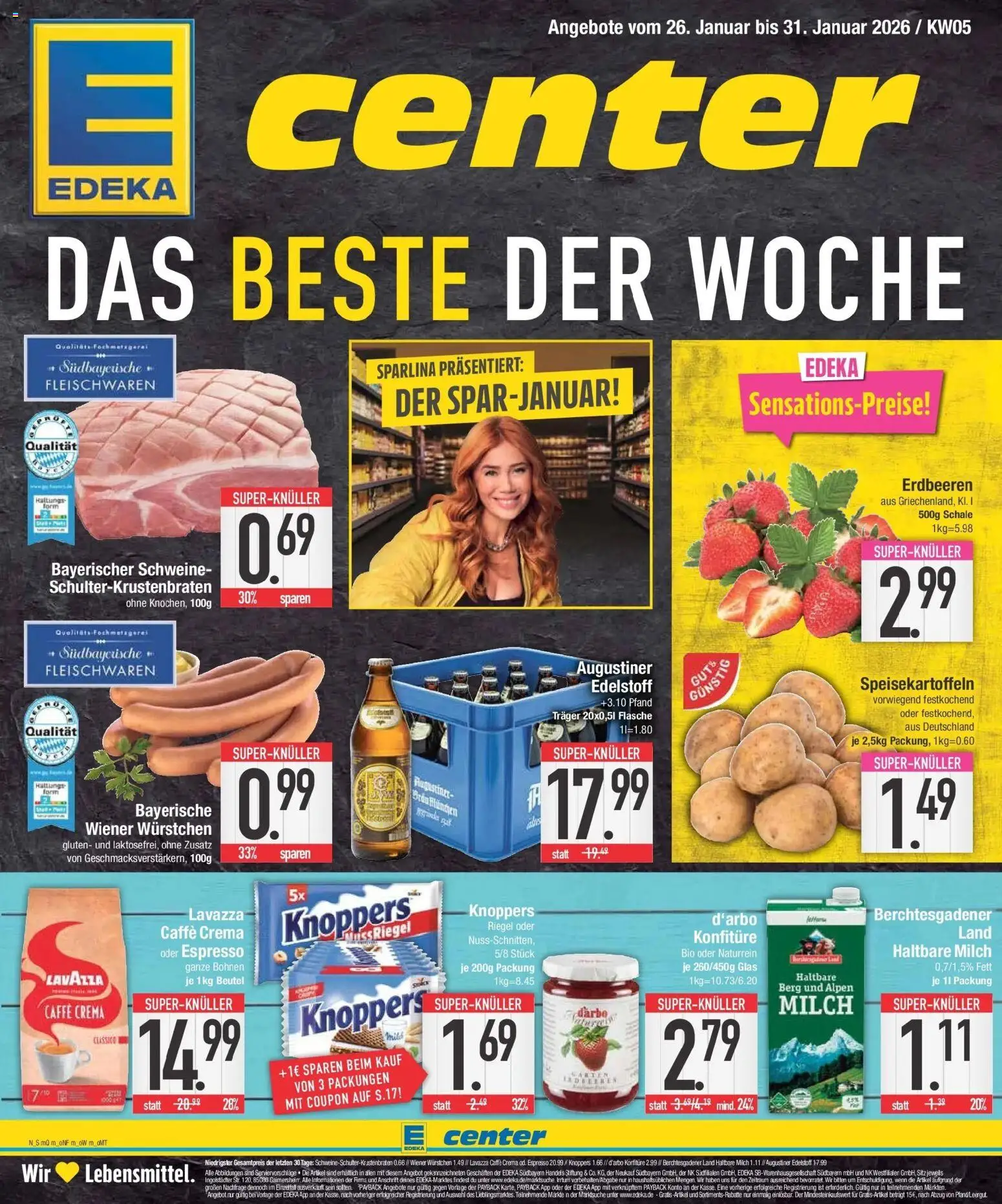 Vorschau von dem Prospekt des Geschäftes Edeka, gültig ab dem 26.01.2026
