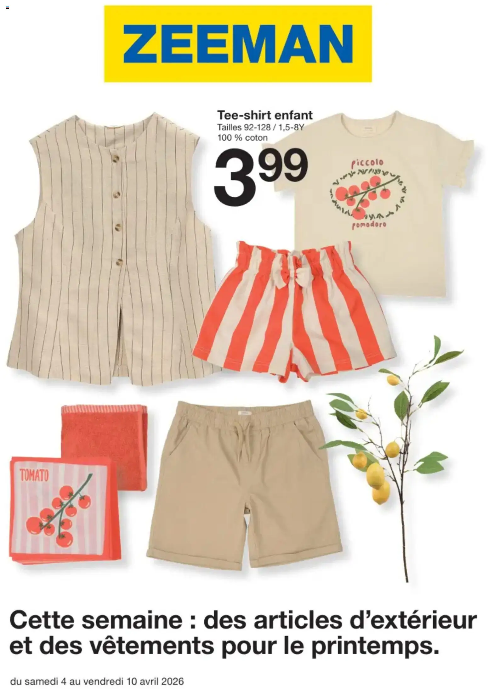 Voorbeeld van Zeeman Publicité van winkel Zeeman geldig vanaf 04/04/2026