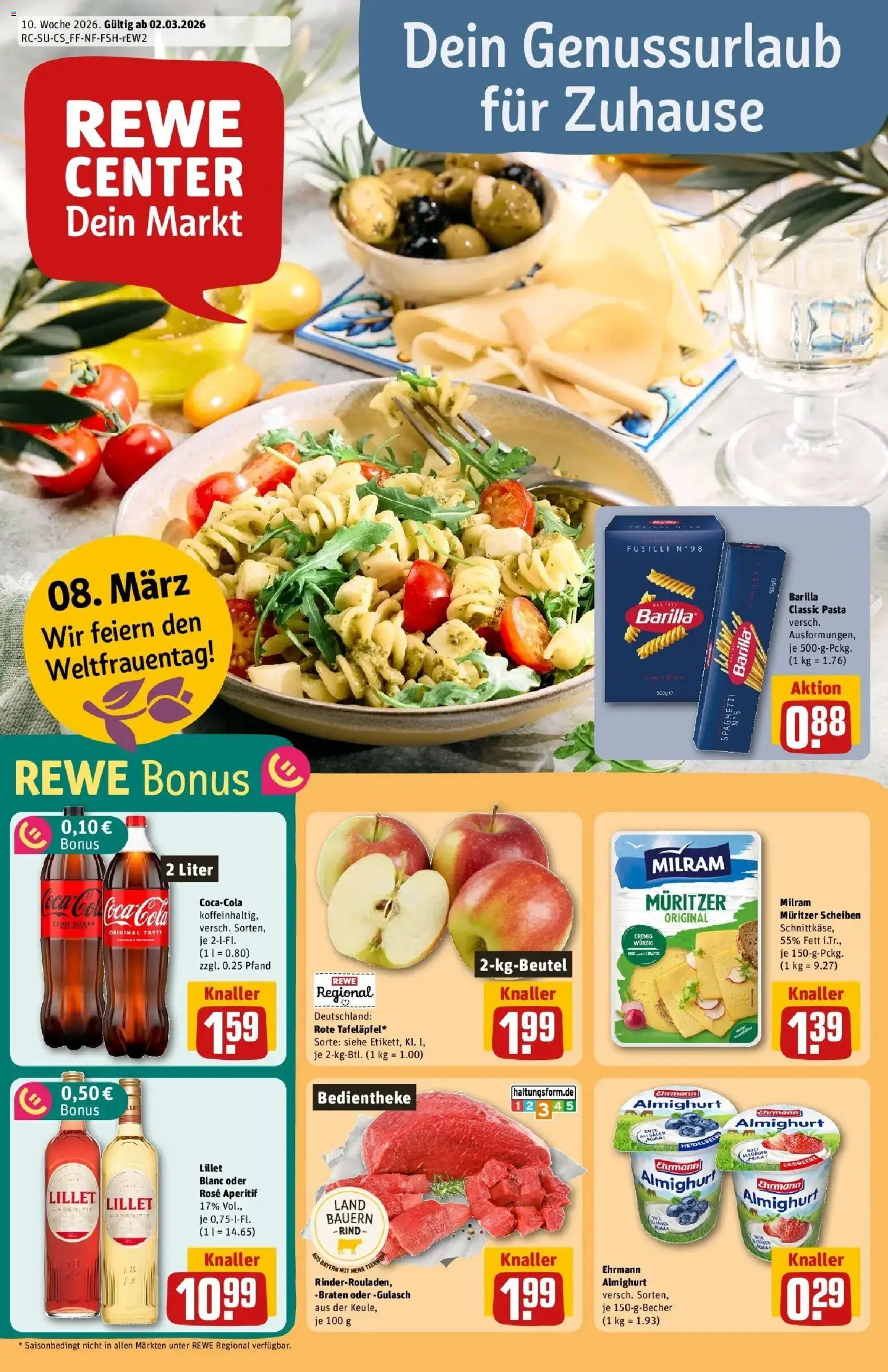 Vorschau von dem Prospekt des Geschäftes Rewe, gültig ab dem 01.03.2026