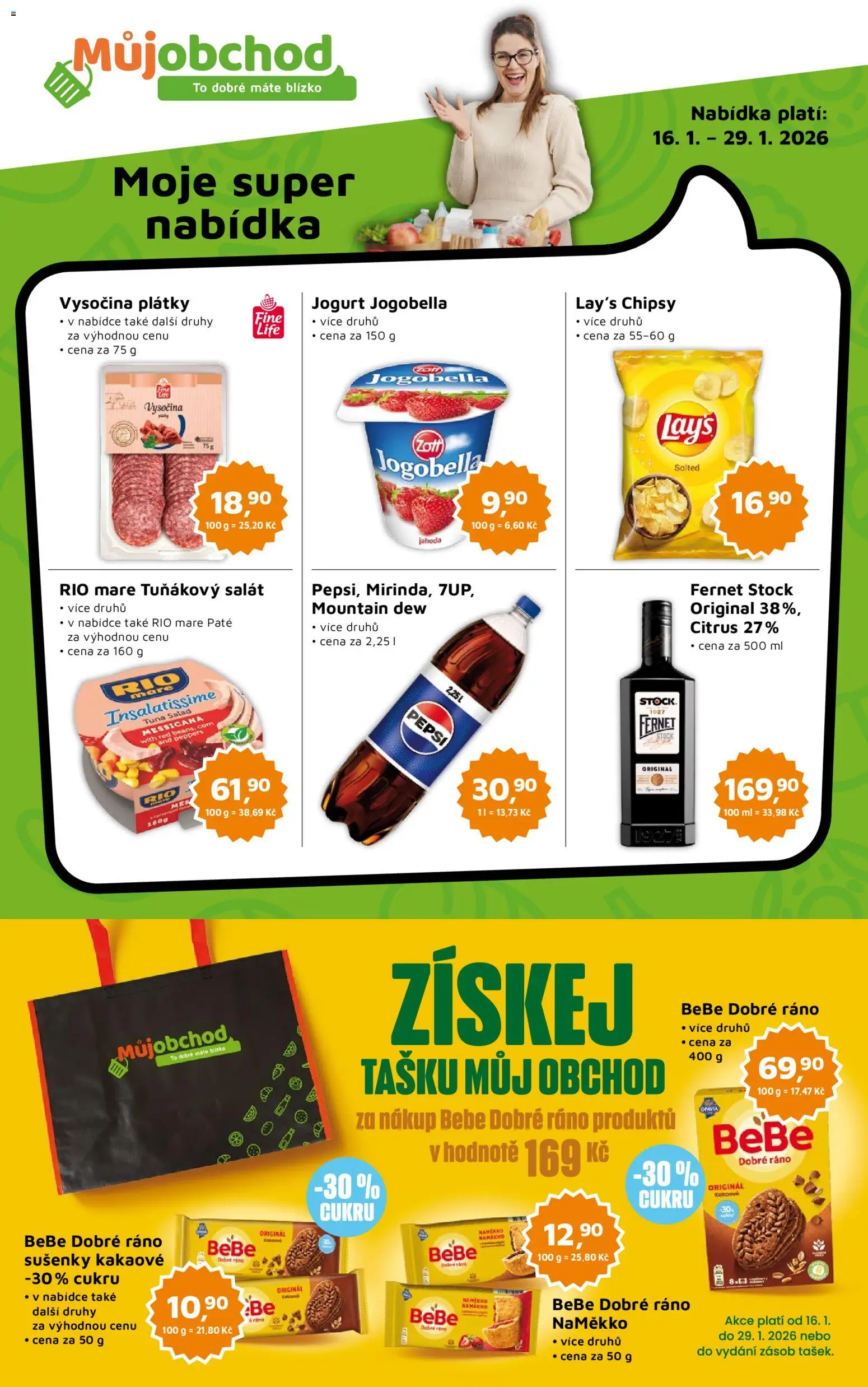 Náhled nabídky: Můj obchod Leták platný od 16.01.2026