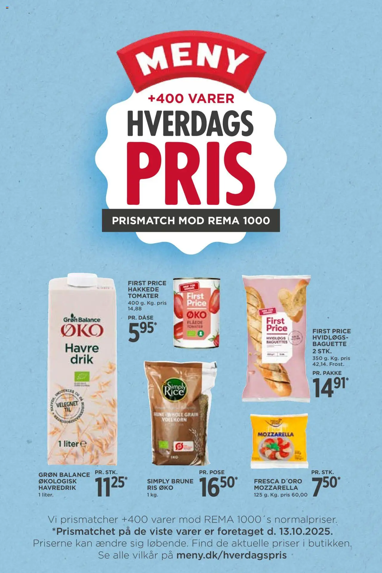 Meny tilbudsavis gyldig fra 13/10/2025 - side 1