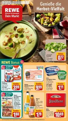 Vorschau von dem Prospekt des Geschäftes Rewe, gültig ab dem 19.10.2025