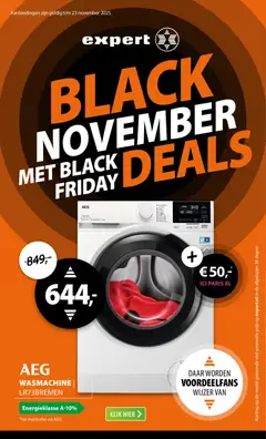 Voorbeeld van Black Friday van winkel Expert geldig vanaf 17-11-2025