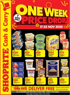 Preview of Shoprite flyer valid from 17/11/2025