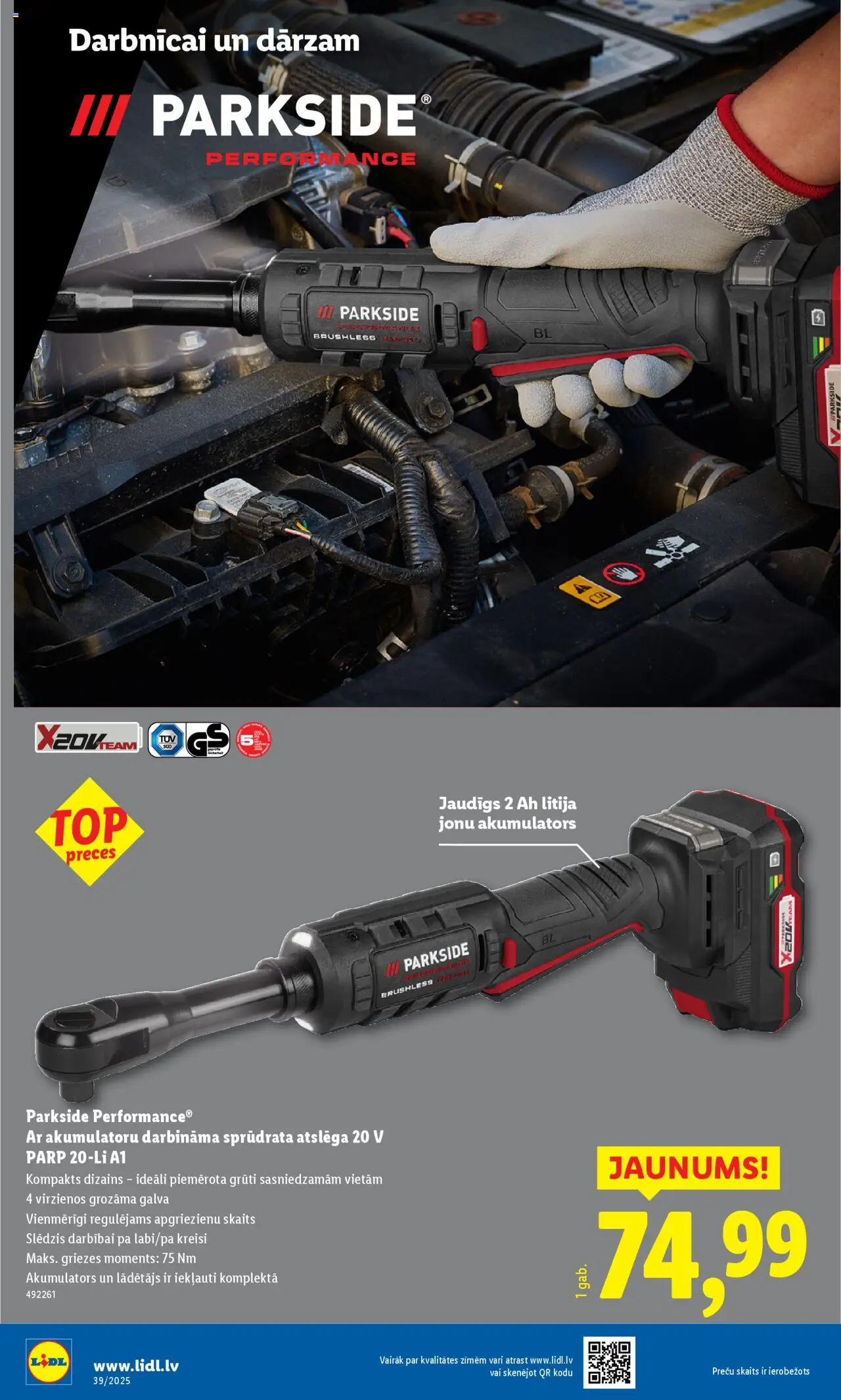 Skatīt Lidl akciju bukletu, derīgs no 2025.09.22