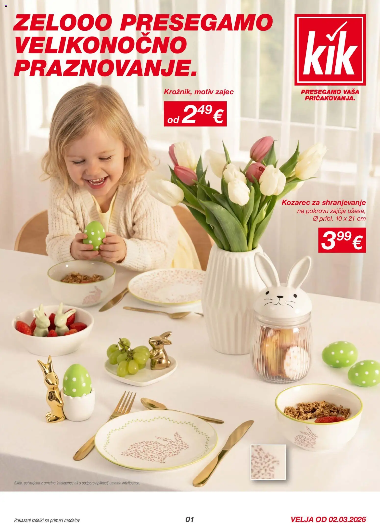 Predogled kataloga iz trgovine Kik veljaven od 02.03.2026 - Kozarec