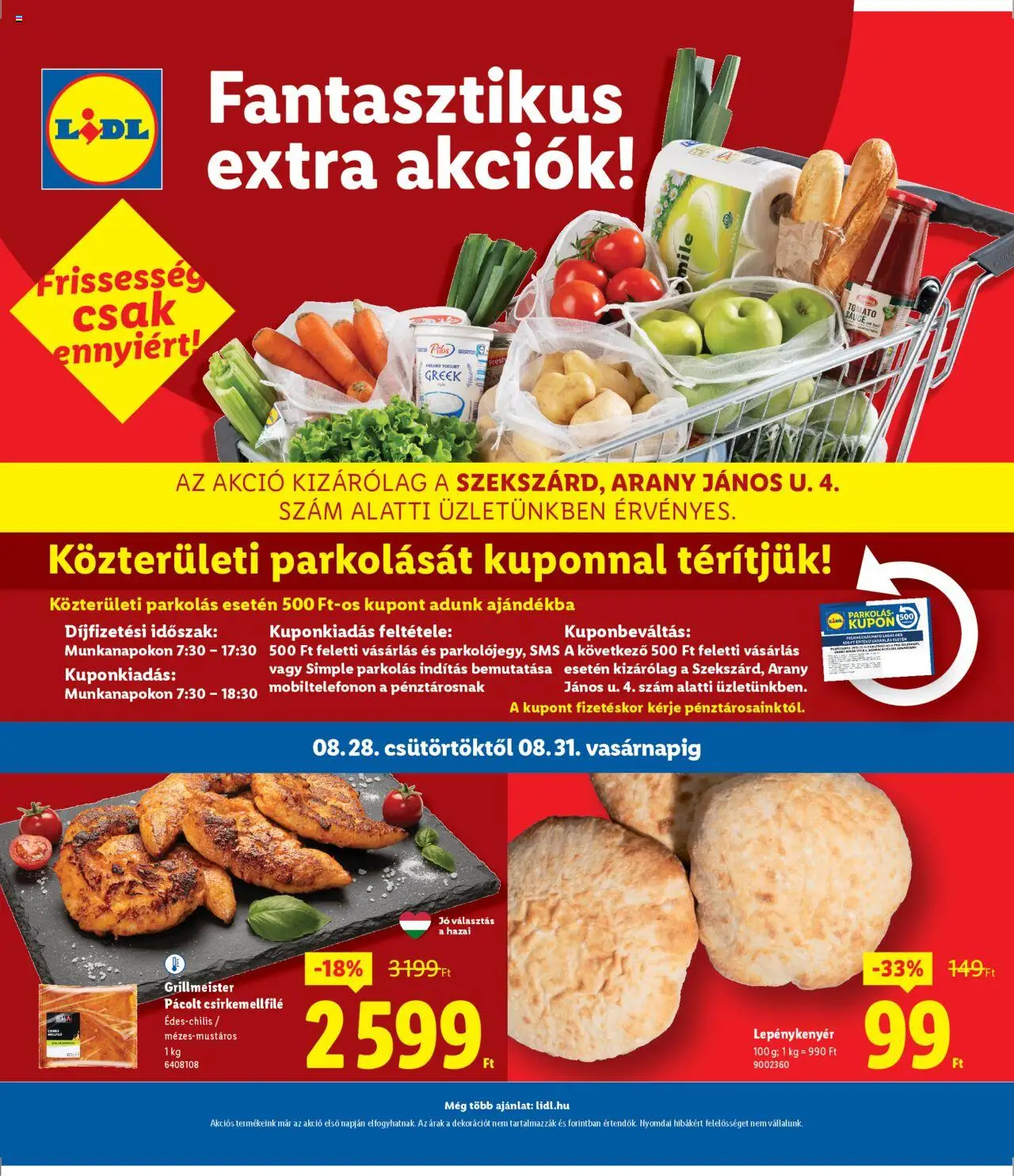 Lidl aktuális szórólap, érvényes 2025.08.28.-től - 1 oldal