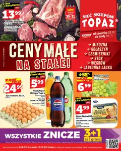 Pogląd gazetki "Ceny małe na stałe" ze sklepu Topaz ważnej od 30.10.2025