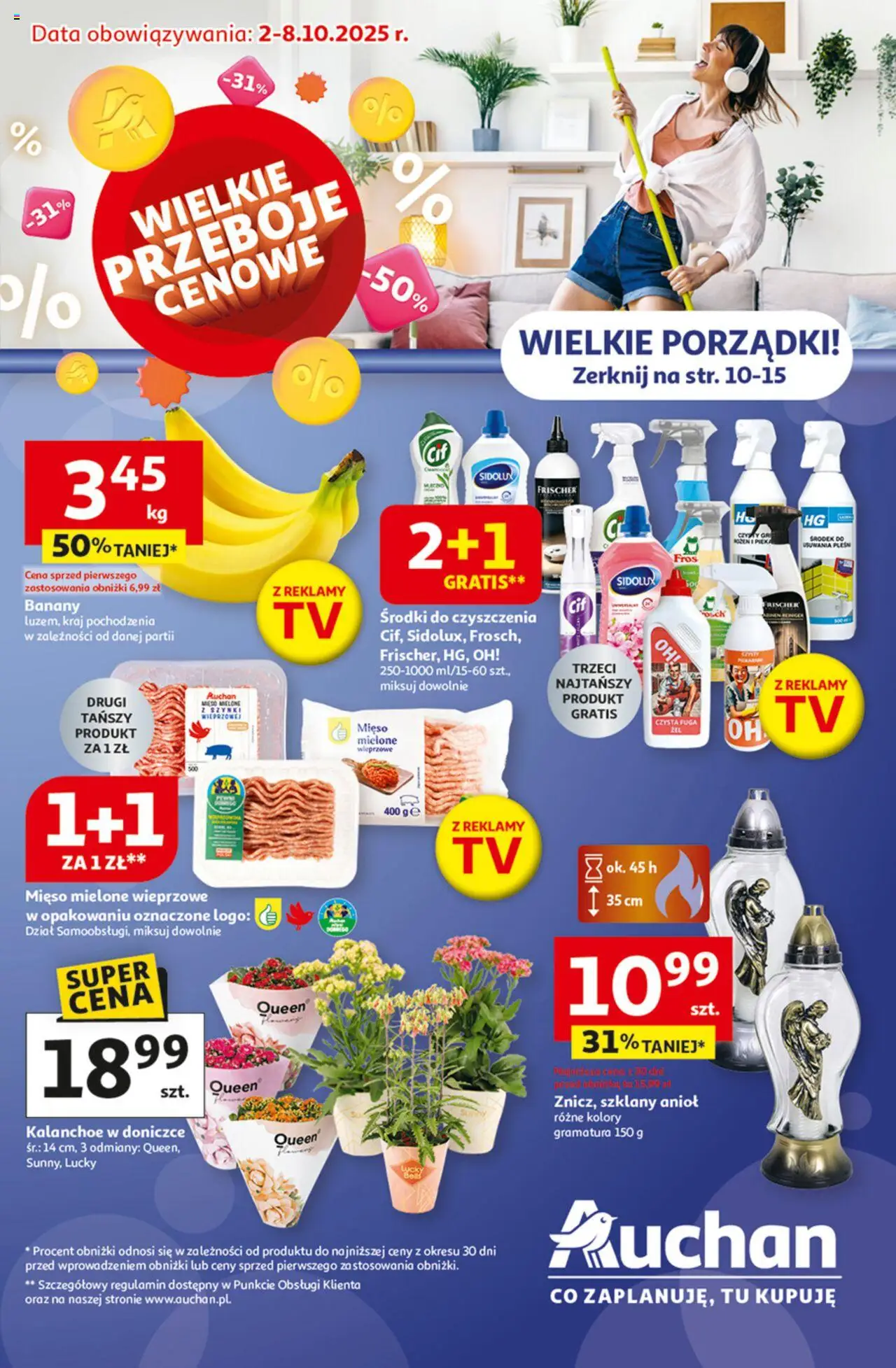 Auchan Wielkie przeboje cenowe Hipermarket od 02.10.2025 - Nowa Gazetka - Numer strony 1
