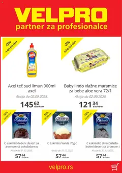 Pregled Velpro kataloga - važi od 14.08.2025